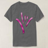 ASL American Sign Language Ik hou van je 5 T-shirt (Design voorkant)
