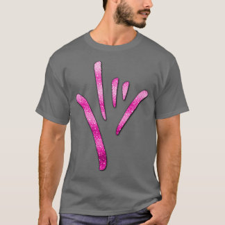 ASL American Sign Language Ik hou van je 5 T-shirt