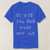 ASL American Sign Language T-shirt (Design voorkant)