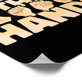 Asl American Sign Language Talk To The Hands  Poster (Hoek)