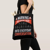 ASL American Sign Tolter Deaf Tote Bag (Dichtbij)