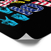 ASL Amerikaanse Gebarentaal 4 juli Faith Hope Poster (Hoek)