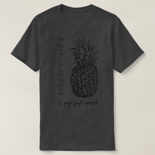 ASL-ananas T-shirt (Design voorkant)