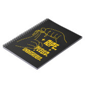 ASL Banana Design - Ripe, Peeled, Unbothered Notitieboek (Linkerzijde)