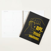 ASL Banana Design - Ripe, Peeled, Unbothered Planner (Display)