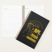 ASL Banana Design - Ripe, Peeled, Unbothered   Planner (Display)