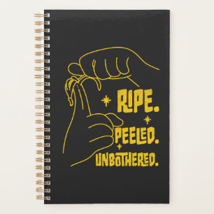 ASL Bananenontwerp - Rijp, Geschild, Ongestoord   Planner