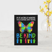 ASL Be Kind s1 ASL Amerikaanse gebarentaal Kaart (Gele Bloem)