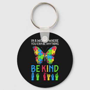 ASL Be Kind s1 ASL Amerikaanse gebarentaal Sleutelhanger