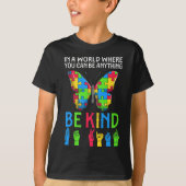 ASL Be Kind s1 ASL Amerikaanse gebarentaal T-shirt (Voorkant)