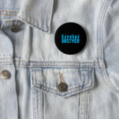 ASL Brother American Sign Language Deaf Awareness Ronde Button 5,7 Cm (In situ)