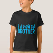 ASL Brother American Sign Language Deaf Awareness T-shirt (Voorkant)