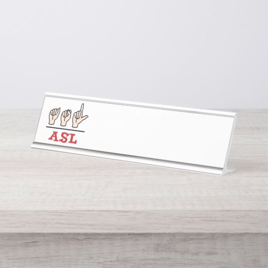 ASL BUREAU NAAMBORDJE (Voorkant)