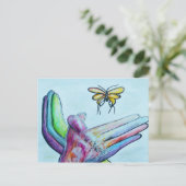 ASL Butterfly Briefkaart (Staand voorkant)
