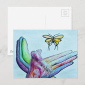 ASL Butterfly Briefkaart (Voorkant / Achterkant)