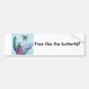 ASL Butterfly Bumpersticker