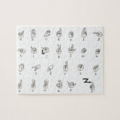 ASL Chart Puzzle Legpuzzel (Horizontaal)