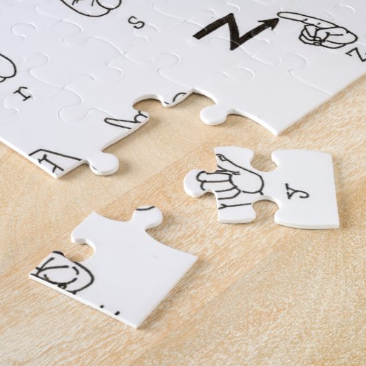 ASL Chart Puzzle Legpuzzel (Zijkant)