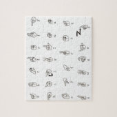 ASL Chart Puzzle Legpuzzel (Verticaal)