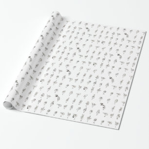 ASL Chart Wrapping Paper Cadeaupapier