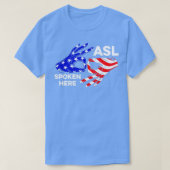 ASL Class Sign Language Speak Senior Afstuderen de T-shirt (Design voorkant)