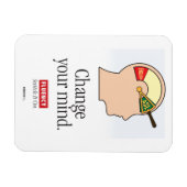 ASL Classroom. Verander je geest magneet. Magneet (Horizontaal)