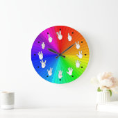 ASL Clock Rainbow Color Wheel Grote Klok (Huis)