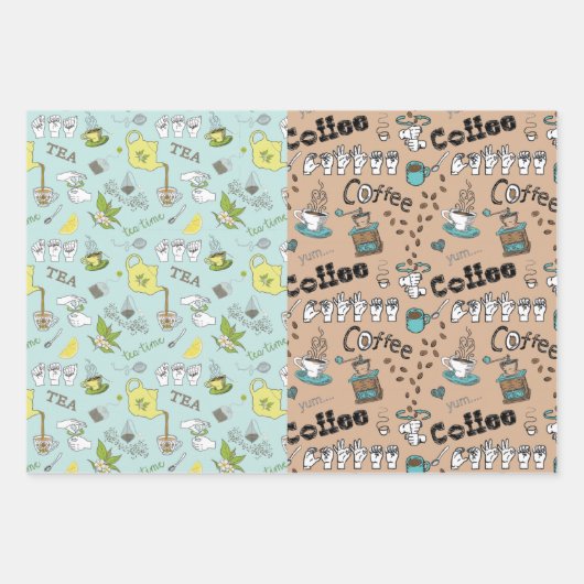 ASL Coffee en theezakpapierpapier Inpakpapier Vel (Voorkant 3)