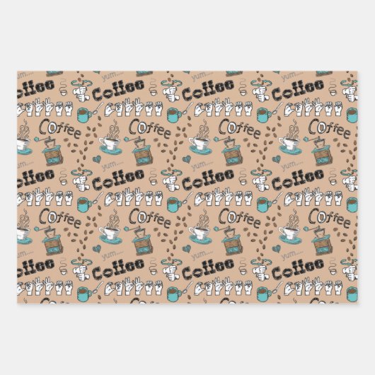 ASL Coffee en theezakpapierpapier Inpakpapier Vel (Voorkant)