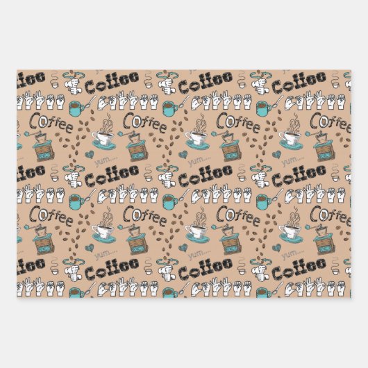 ASL Coffee en theezakpapierpapier Inpakpapier Vel (Voorkant)