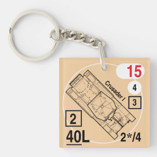 ASL Crusader I Sleutelhanger Fob