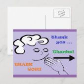 ASL Dank je! Briefkaart (Voorkant / Achterkant)