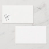 ASL Deaf Advocate Visitekaartje (Voorkant / Achterkant)