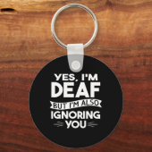 ASL Deaf Awareness Hoorverlies Dove Cultuur en S Sleutelhanger (Achterkant)