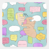 ASL Deaf Jokes Sticker (Voorkant)