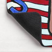 ASL Deaf Sign Language "I Love you USA" Muismat (Hoek)