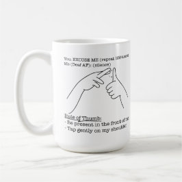 ASL Design - Regel van duim Koffiemok