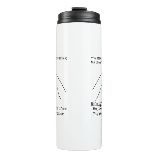 ASL Design - Regel van duim Thermosbeker (Voorkant)