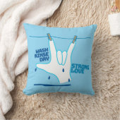 ASL Design - Was, Spoel en Droog Liefde ILY Kussen (Deken)