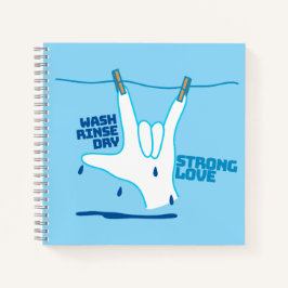 ASL Design - Was, Spoel en Droog Liefde ILY Notitieboek