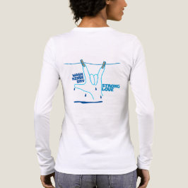ASL Design - Was, Spoel en Droog Liefde ILY Tri-Blend Shirt