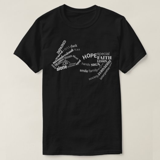 ASL-docent Geïnspireerd Amerikaans gebarentaal Rel T-shirt (Design voorkant)