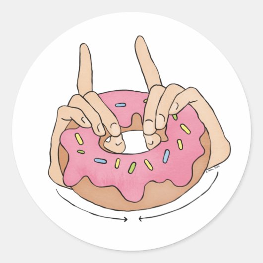 ASL Doughnut Stickers (Voorkant)