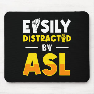 ASL dovenbewustzijn en gebarentaal 3 Muismat