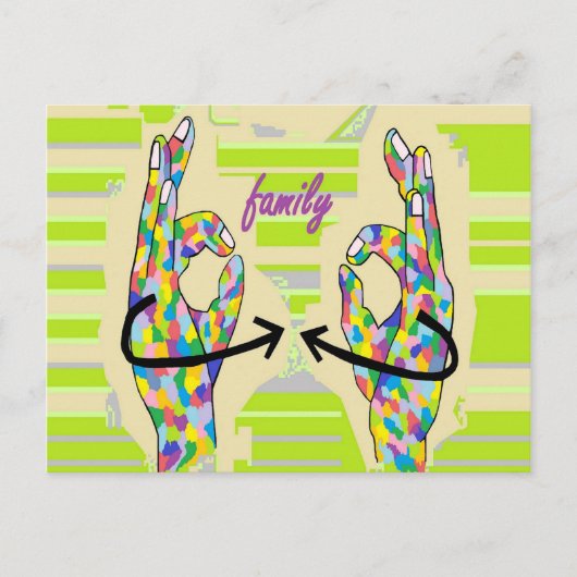 ASL FAMILY BRIEFKAART (Voorkant)