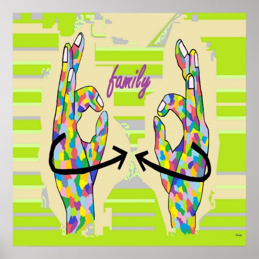 ASL FAMILY POSTER (Voorkant)