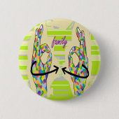 ASL FAMILY RONDE BUTTON 5,7 CM (Voorkant)