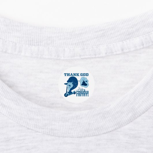 ASL Friday Design - Thank God It’s Friyay! Labels (Aangebracht)