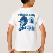 ASL Friday Design - Thank God It’s Friyay!  T-shirt (Achterkant)