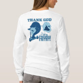 ASL Friday Design - Thank God It’s Friyay!  T-shirt (Achterkant)
